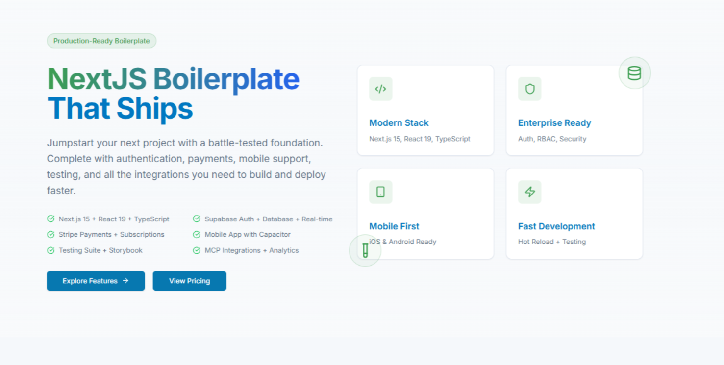 NextJS Boilerplate Application